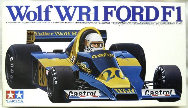 Tamiya 1/20 Wolf WR-1 Ford F-1, GC2006 plastic model kit